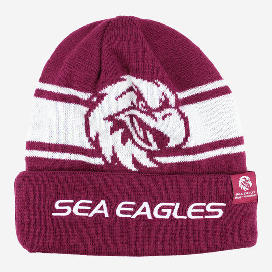 Manly Warringah Sea Eagles Transform Reversible Beanie - View 1