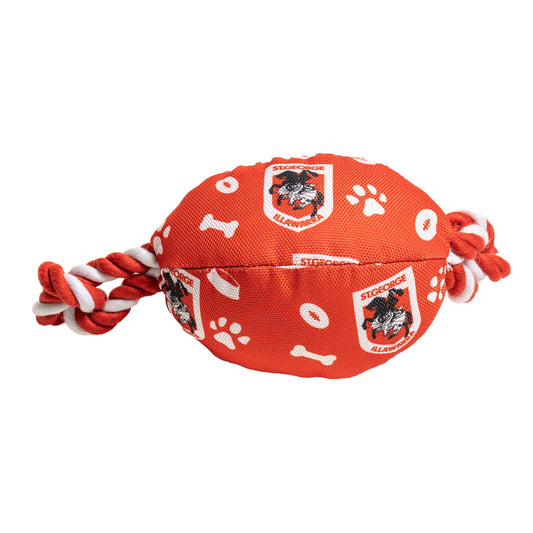 St George Illawarra Dragons Footy Chew Toy - View 1