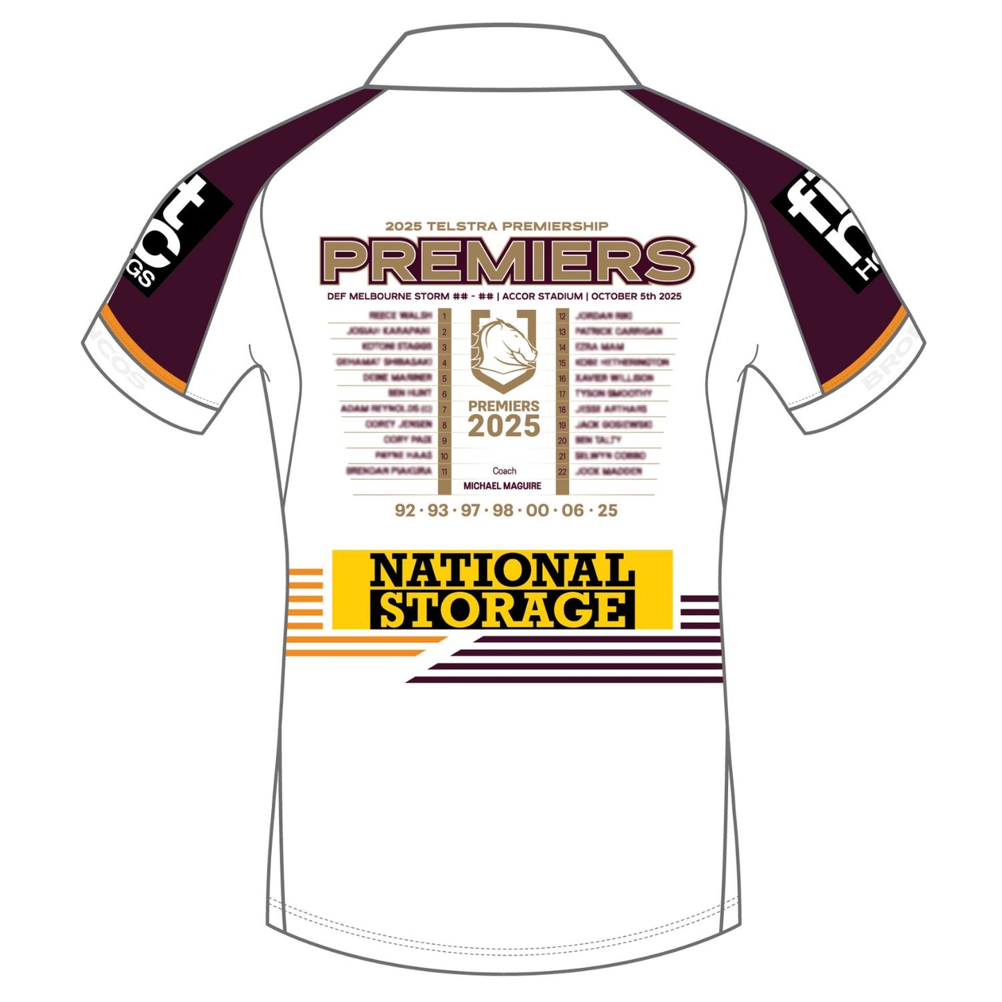 Brisbane Broncos 2025 Youth Premiers Jersey - Pre-Order