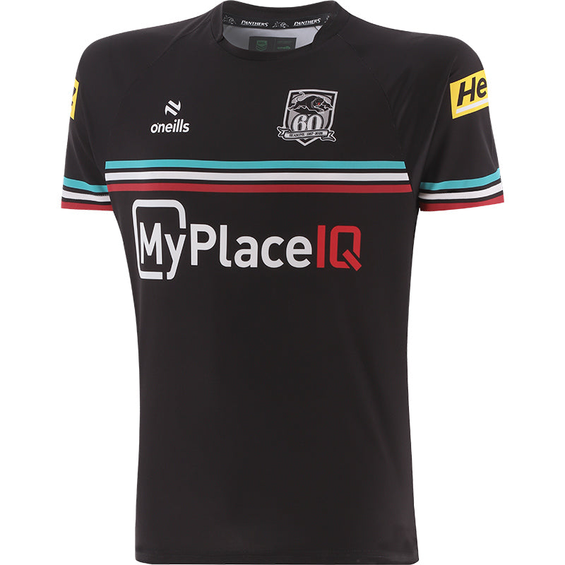 Penrith Panthers Mens 2026 Black Training Tee