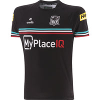 Penrith Panthers Mens 2026 Black Training Tee