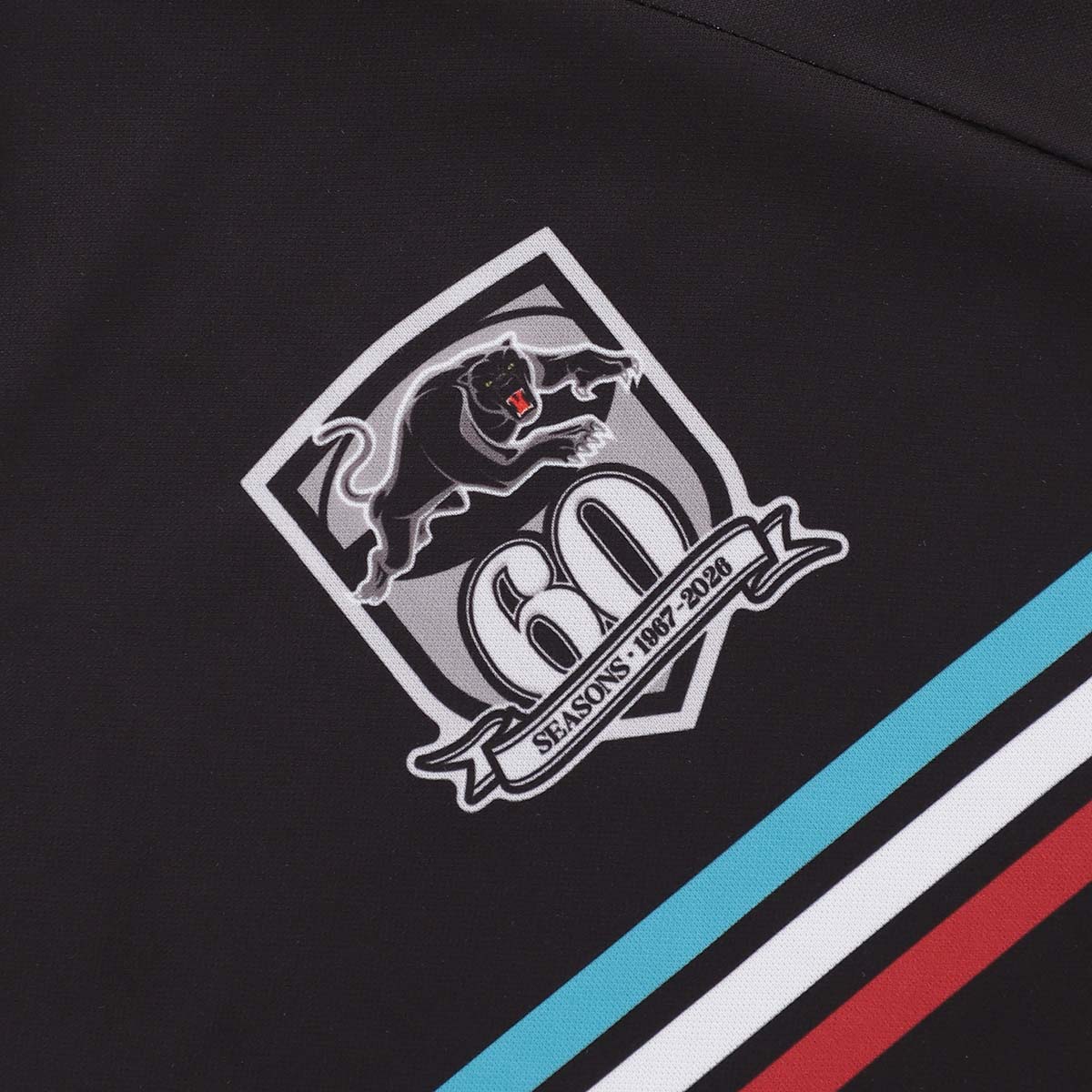 Penrith Panthers Mens 2026 Black Training Tee