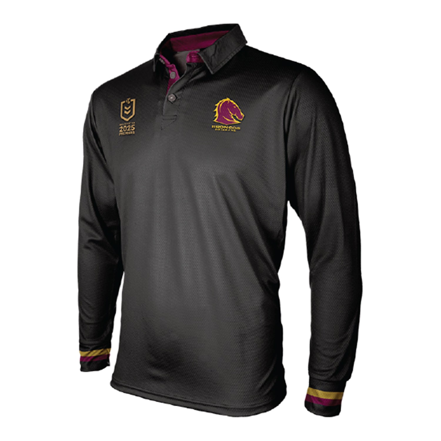 Brisbane Broncos 2025 NRL Men’s Premiers Rugby Jersey - View 1