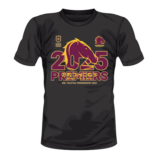 Brisbane Broncos 2025 Men’s Premiers T-Shirt - View 1