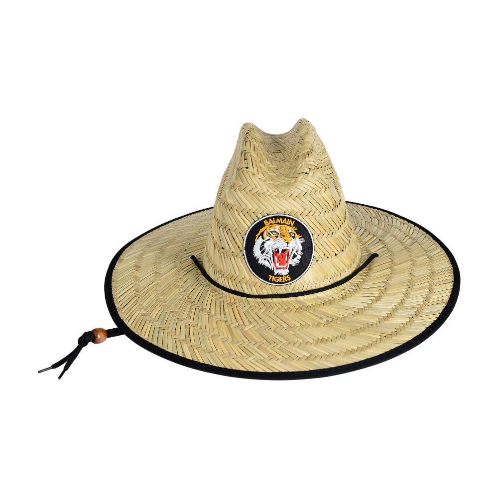 Balmain Tigers Adult Retro Straw Hat - View 1