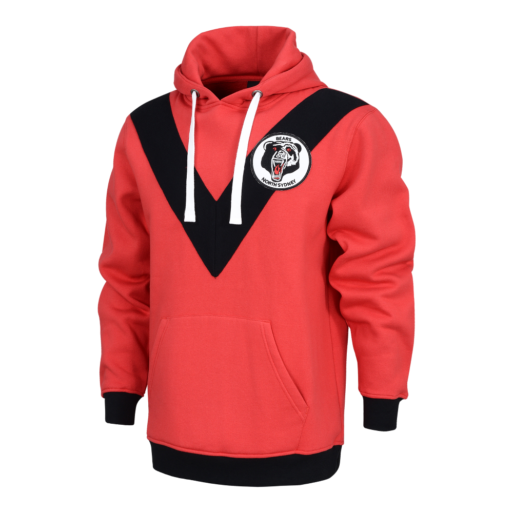 North Sydney Bears Adults Retro Hoodie