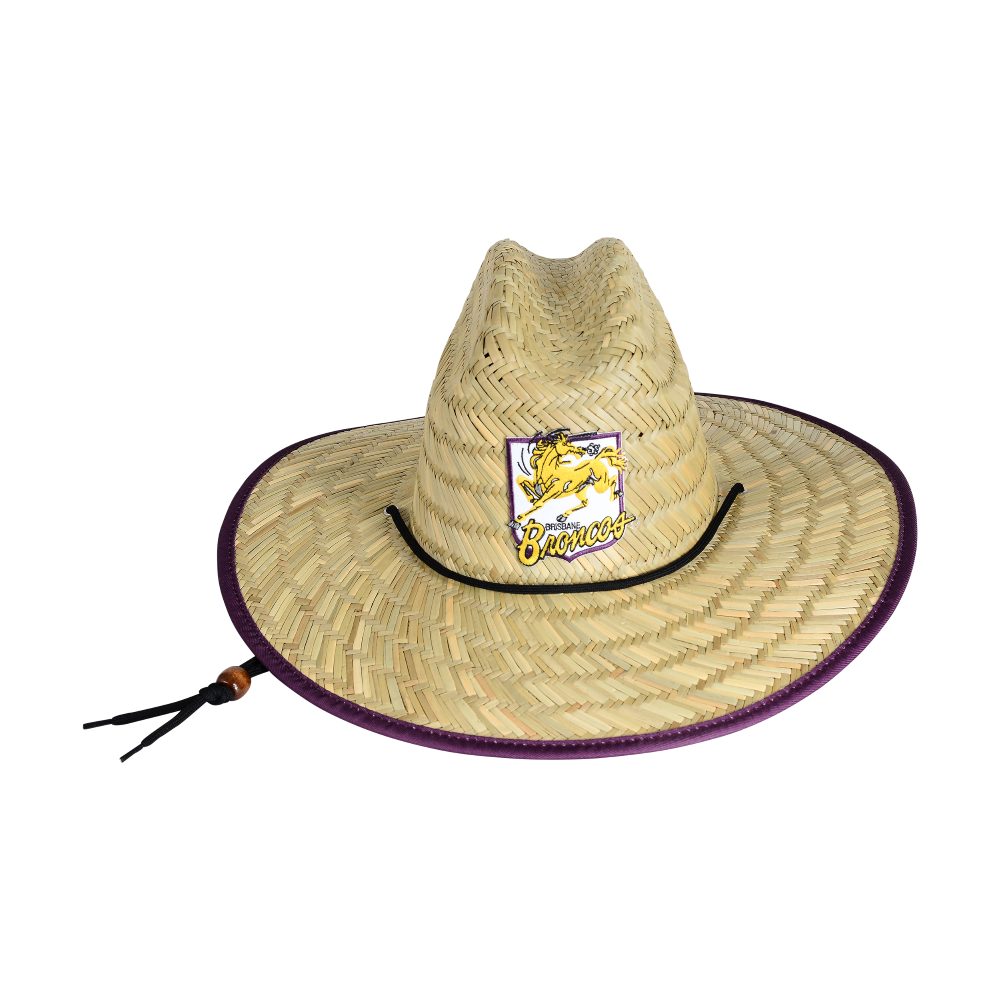 Broncos Adult Retro Straw Hat