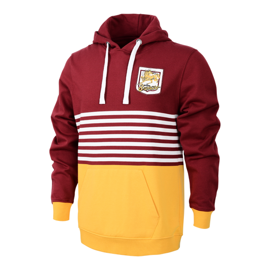 Brisbane Broncos Adults Retro Hoodie - View 1