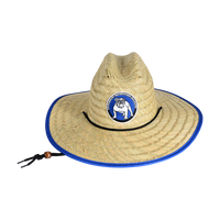 Bulldogs Adult Retro Straw Hat