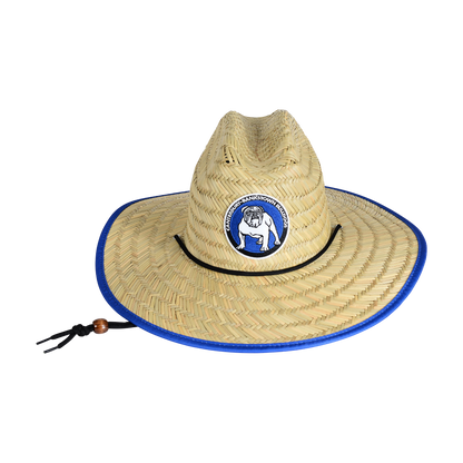 Bulldogs Adult Retro Straw Hat - View 1