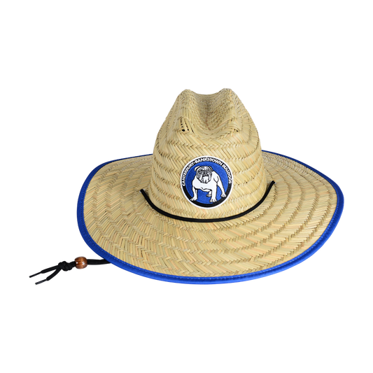 Bulldogs Adult Retro Straw Hat - View 1