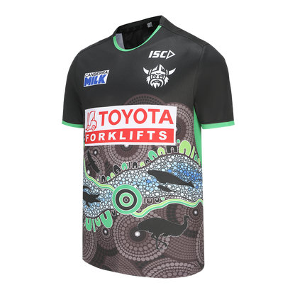 Canberra Raiders 2024 Mens Indigenous Run Out Tee