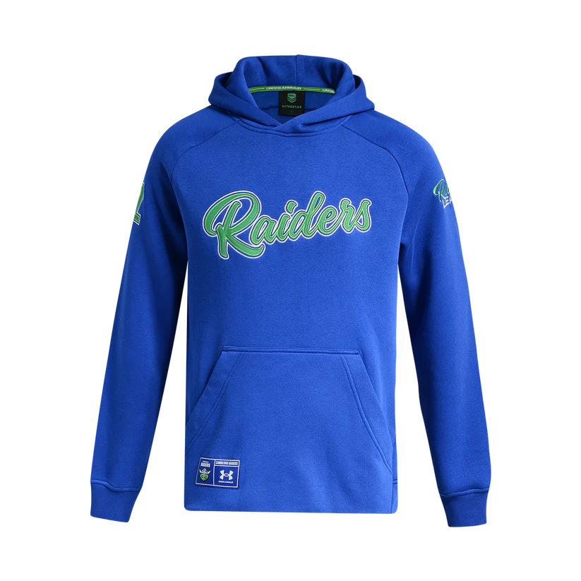 Canberra Raiders Mens Fleece Hoodie Royal - View 1