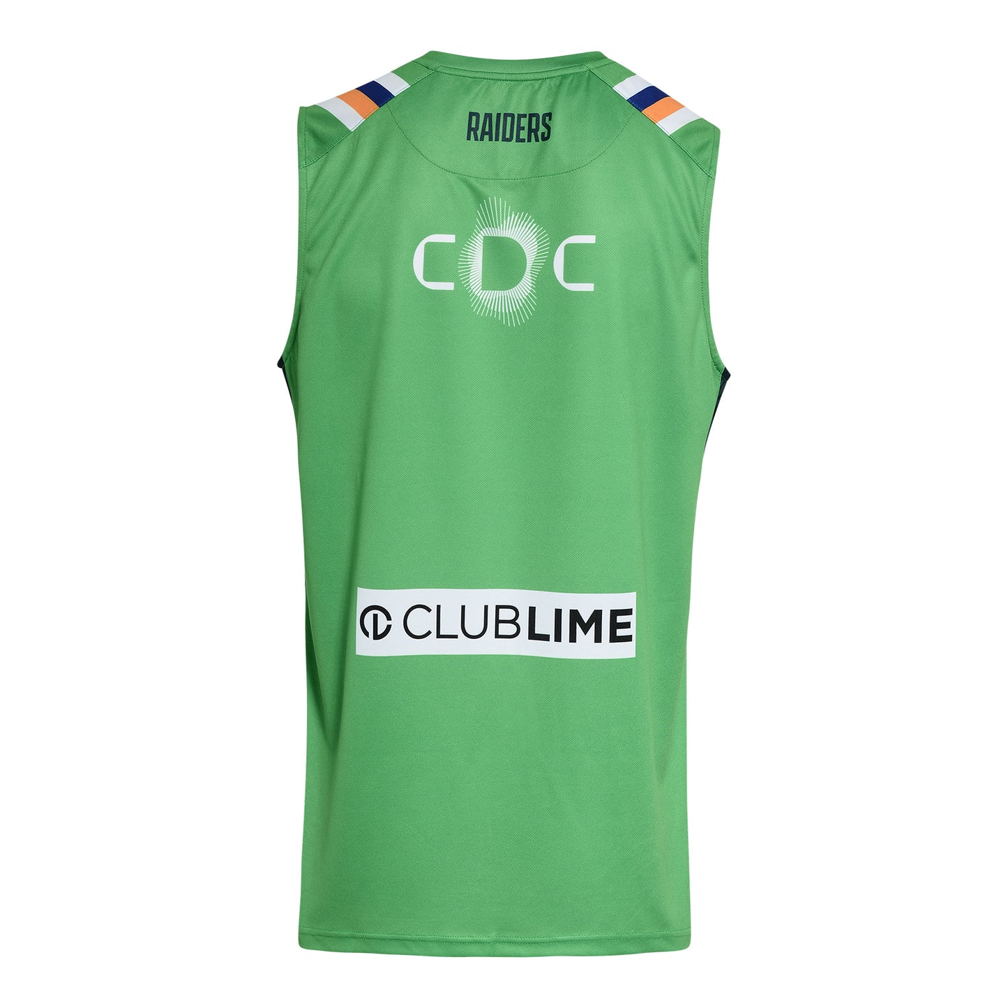 Canberra Raiders Mens 2026 Training Singlet Green