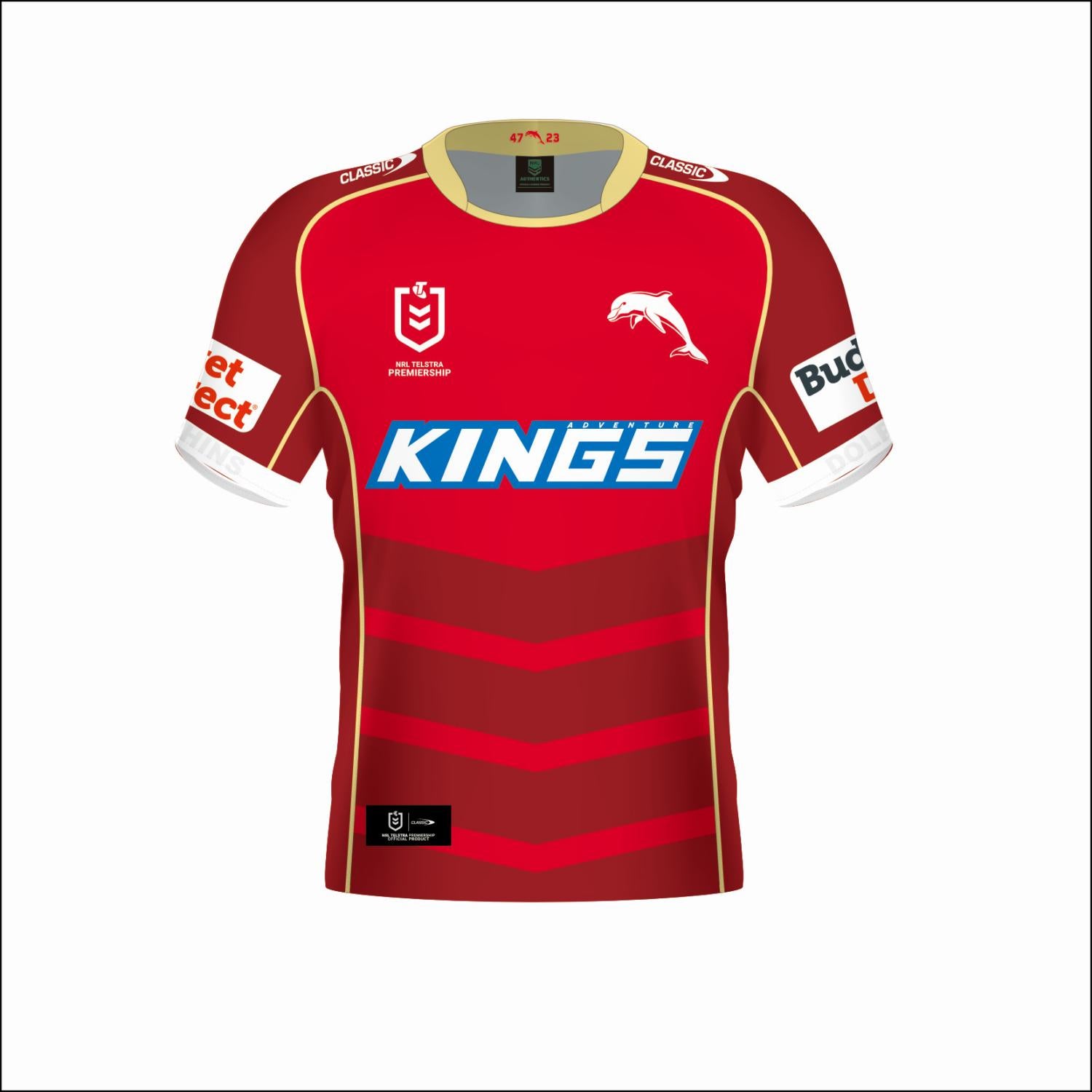 Dolphins Mens Retro Jacket NRL Shop dolphins-mens-retro-jacket-nrl-shop