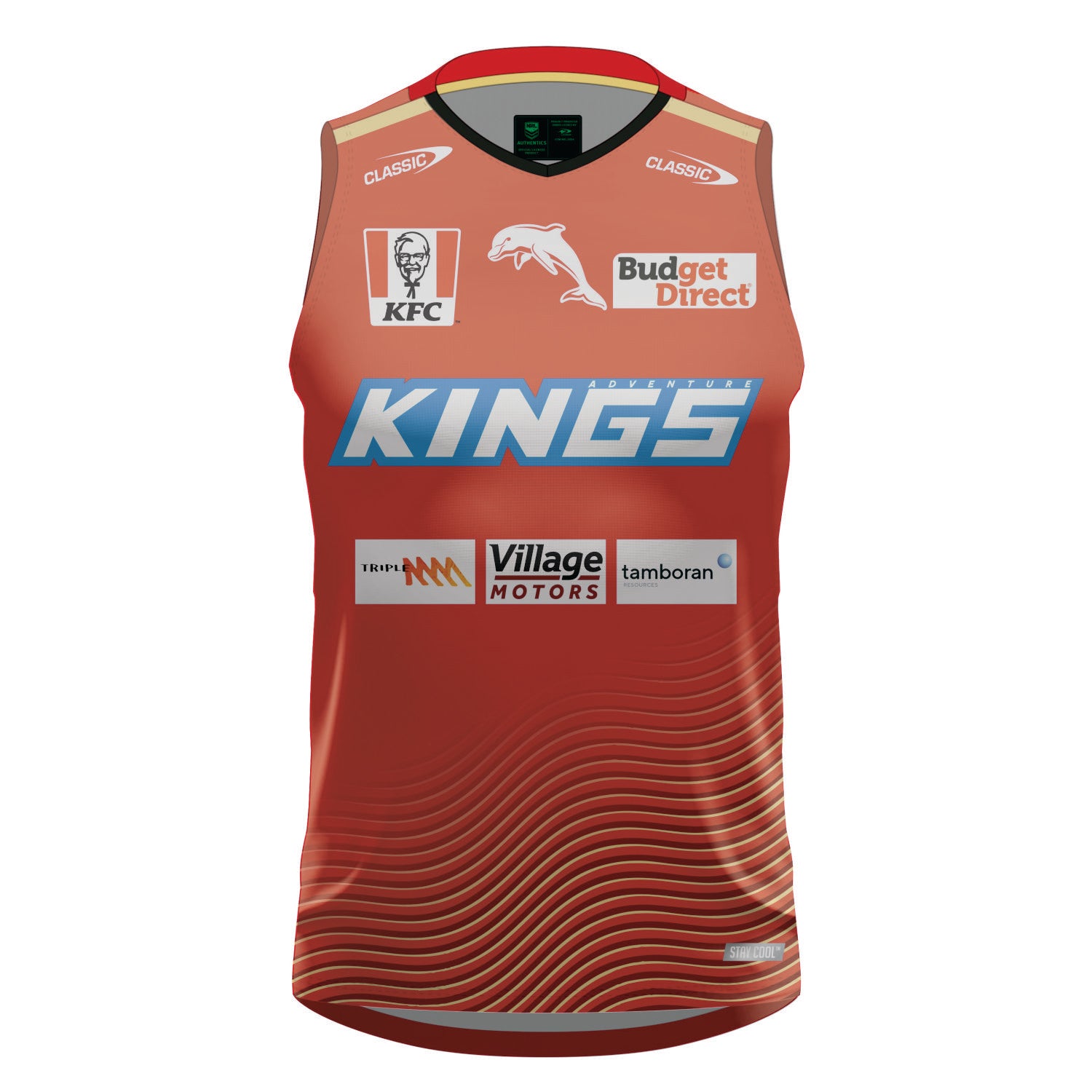 Dolphins 2024 Mens Training Singlet - View 1