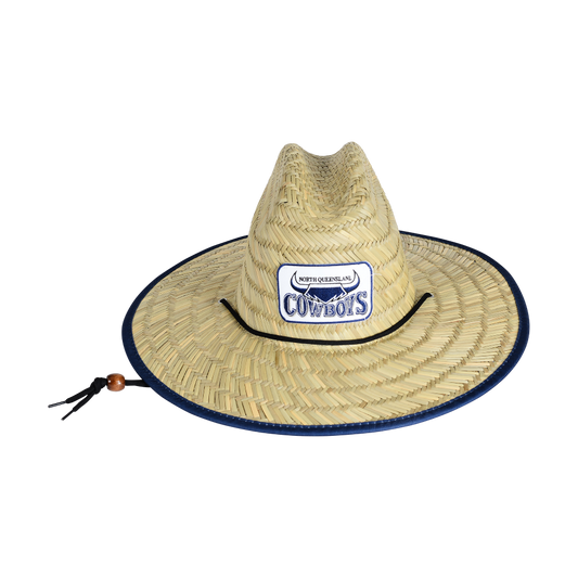 Cowboys Adult Retro Straw Hat - View 1