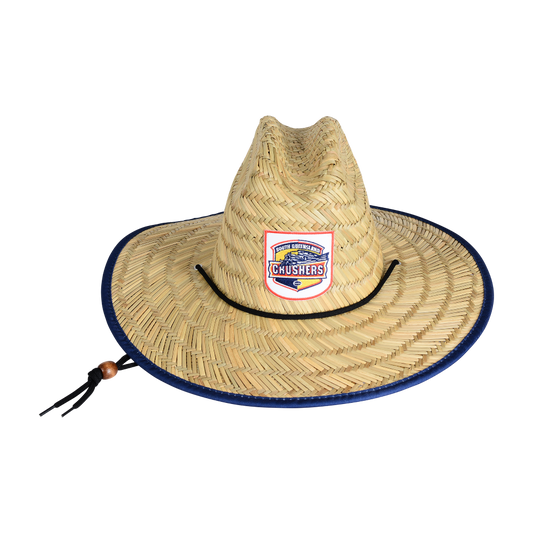 Crushers Adult Retro Straw Hat - View 1