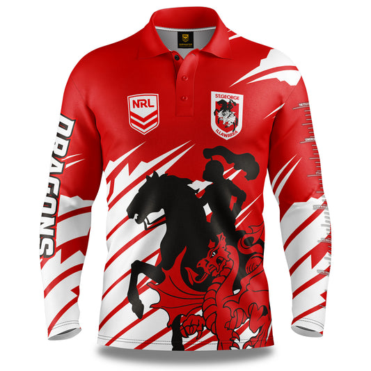 St. George-Illawarra Dragons Mens 'Ignition' Fishing Shirt