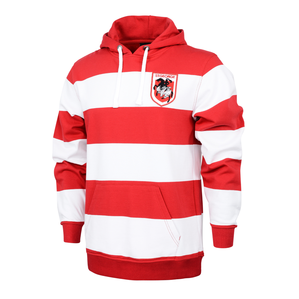 St George Illawarra Dragons Adults Retro Hoodie
