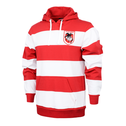 St George Illawarra Dragons Adults Retro Hoodie - View 1