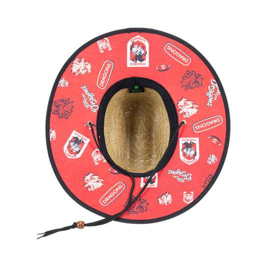 St George Illawarra Dragons Straw Hat - View 2