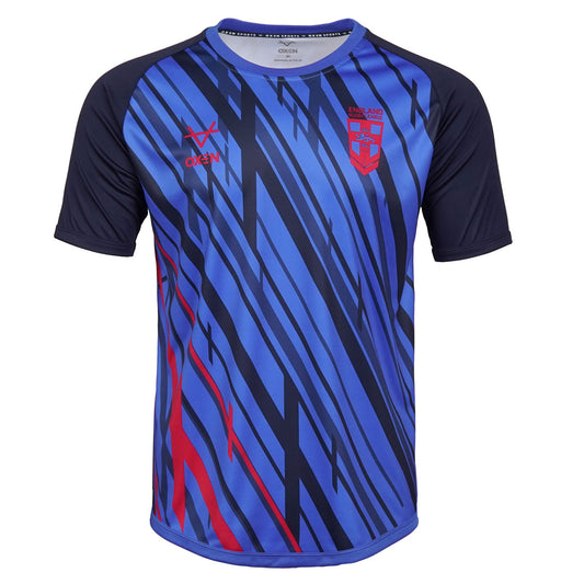 RLWC England Mens 2026 World Cup Tee Navy - View 1
