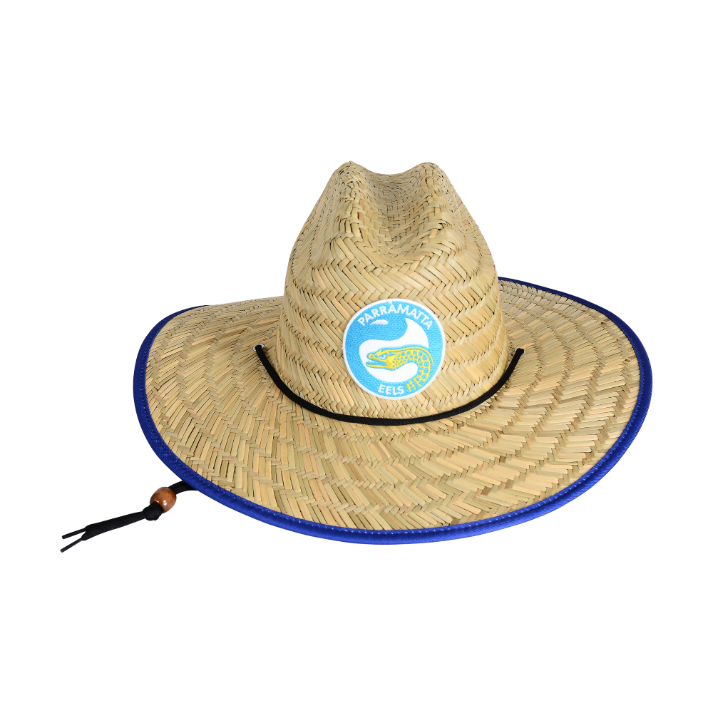 Eels Adult Retro Straw Hat - View 1