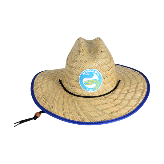 Eels Adult Retro Straw Hat - View 1