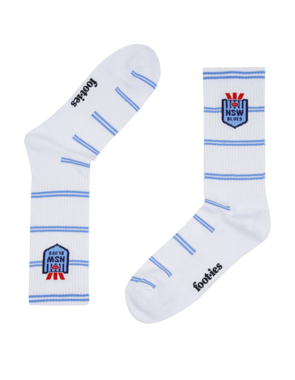 NSW Blues Stripe Sneaker Socks 2 Pack - View 4