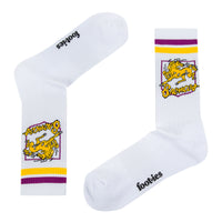 Brisbane Broncos Retro Sneaker Sock 2 Pack