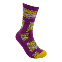 Brisbane Broncos Retro Sneaker Sock 2 Pack