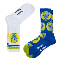Canberra Raiders Retro Sneaker Sock 2 Pack