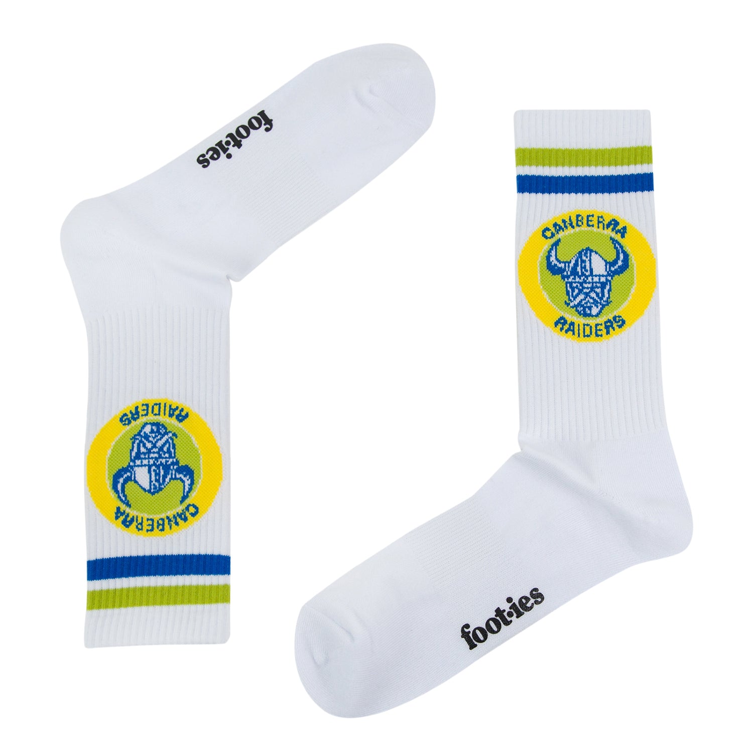 Canberra Raiders Retro Sneaker Sock 2 Pack - View 3