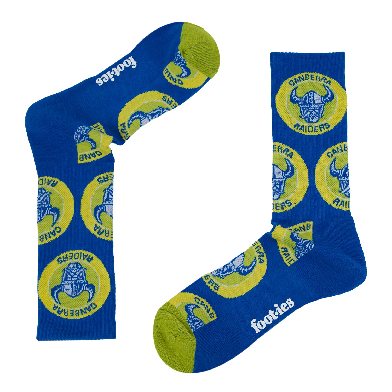 Canberra Raiders Retro Sneaker Sock 2 Pack - View 4