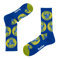 Canberra Raiders Retro Sneaker Sock 2 Pack