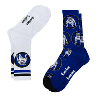 Canterbury-Bankstown Bulldogs Retro Sneaker Sock 2 Pack