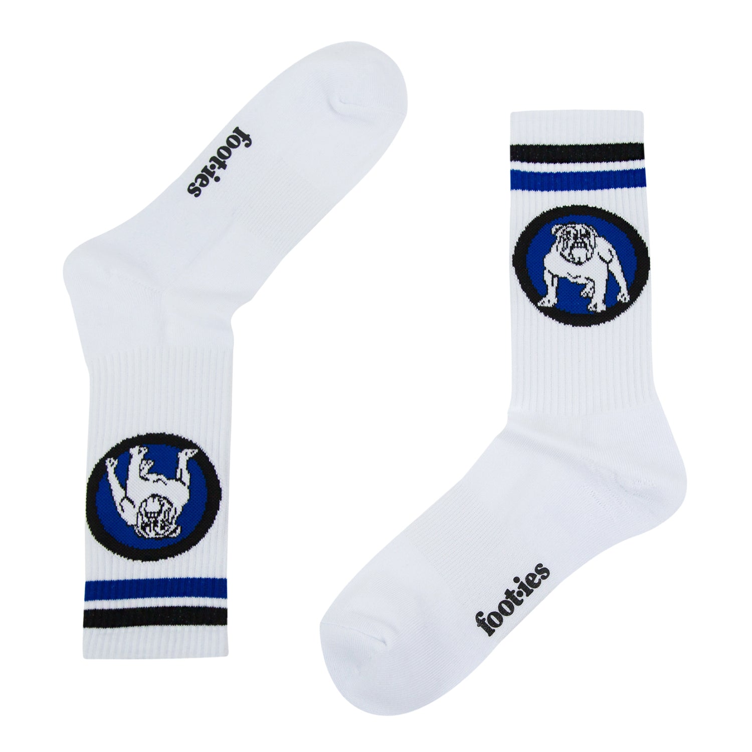 Canterbury-Bankstown Bulldogs Retro Sneaker Sock 2 Pack - View 3