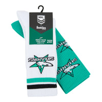 Cronulla-Sutherland Sharks Retro Sneaker Sock 2 Pack