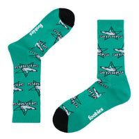 Cronulla-Sutherland Sharks Retro Sneaker Sock 2 Pack