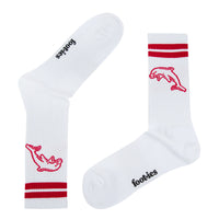 Dolphins Retro Sneaker Sock 2 Pack