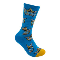 Gold Coast Titans Retro Sneaker Sock 2 Pack