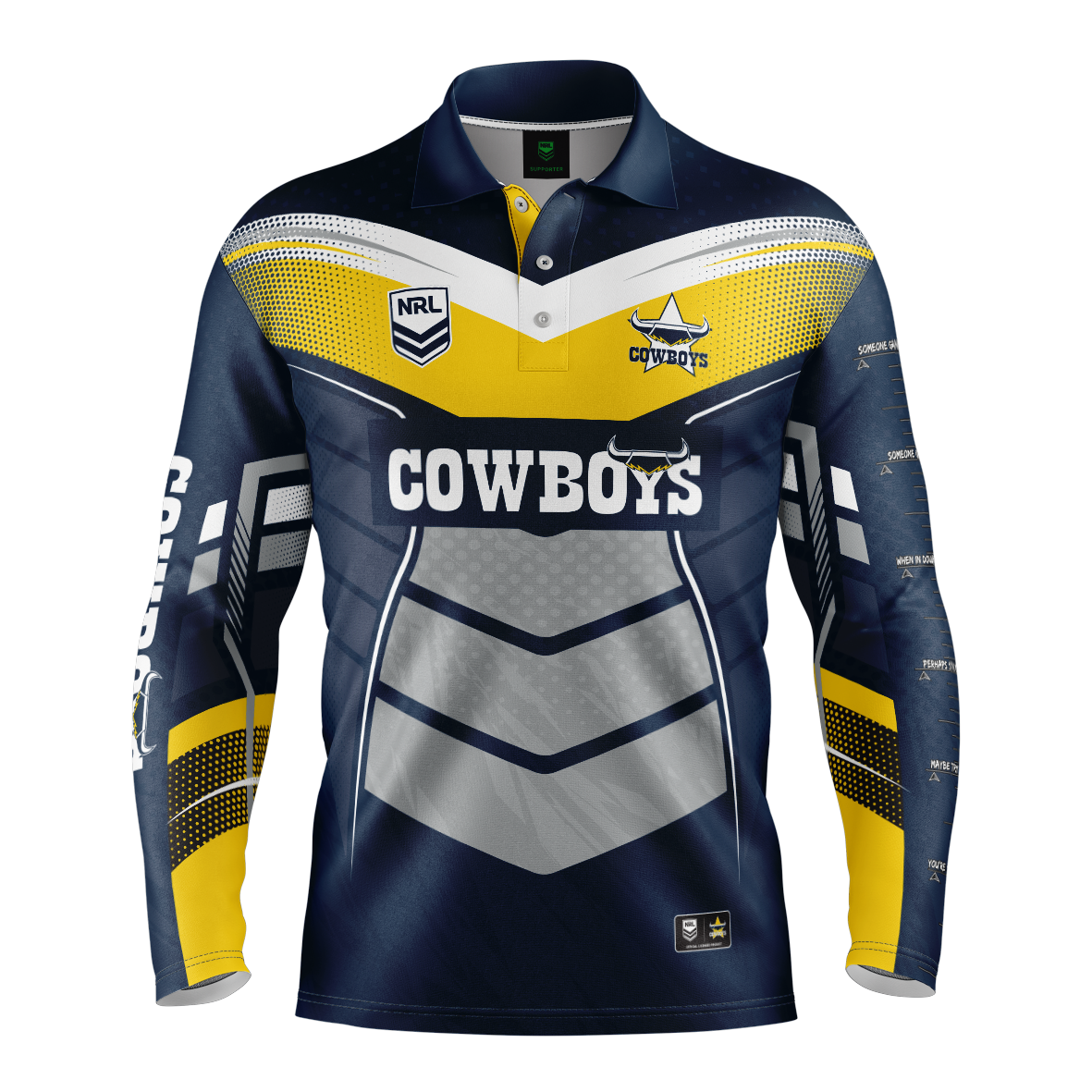 Cowboys Cyber Fishing Shirt Mens