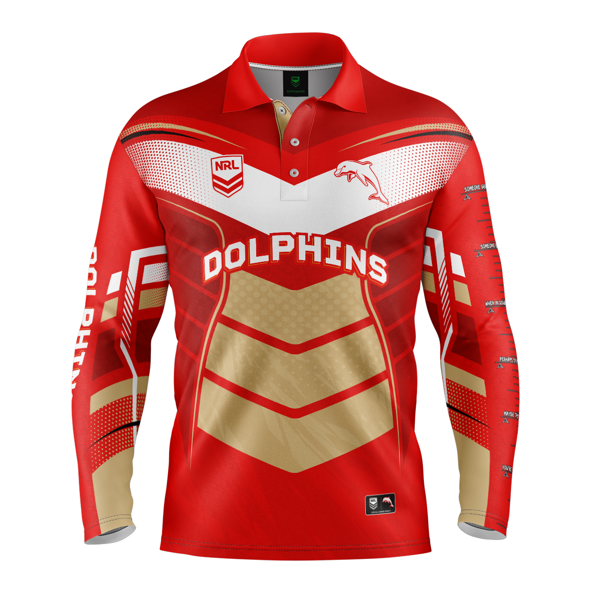 Dolphins Cyber Fishing Shirt Mens - View 5