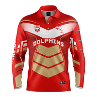 Dolphins Cyber Fishing Shirt Mens