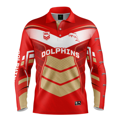 Dolphins Cyber Fishing Shirt Mens - View 5