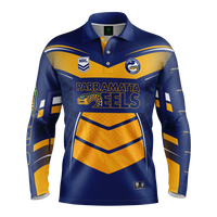Eels Cyber Fishing Shirt Mens