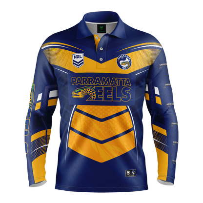 Eels Cyber Fishing Shirt Mens - View 5