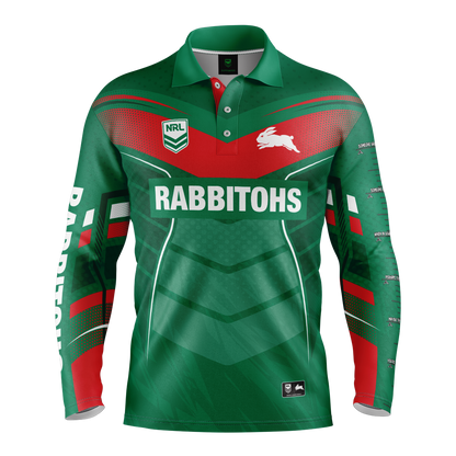 Rabbitohs Cyber Fishing Shirt  Mens - View 5