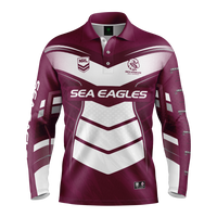 Sea Eagles Cyber Fishing Shirt Mens